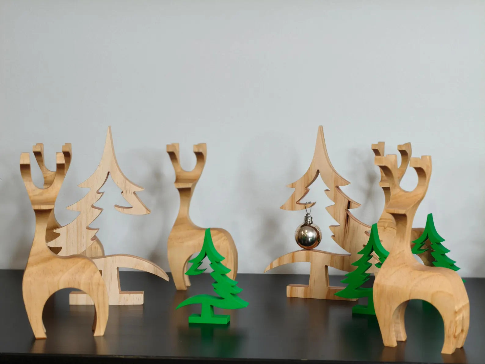 Wooden Christmas Tree Stand Décor