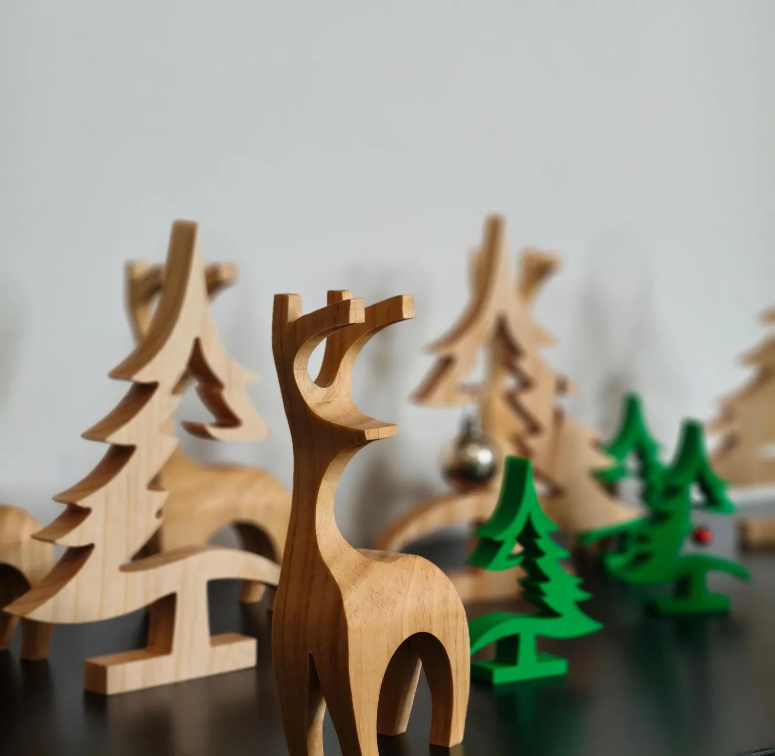 Wooden Christmas Reindeer