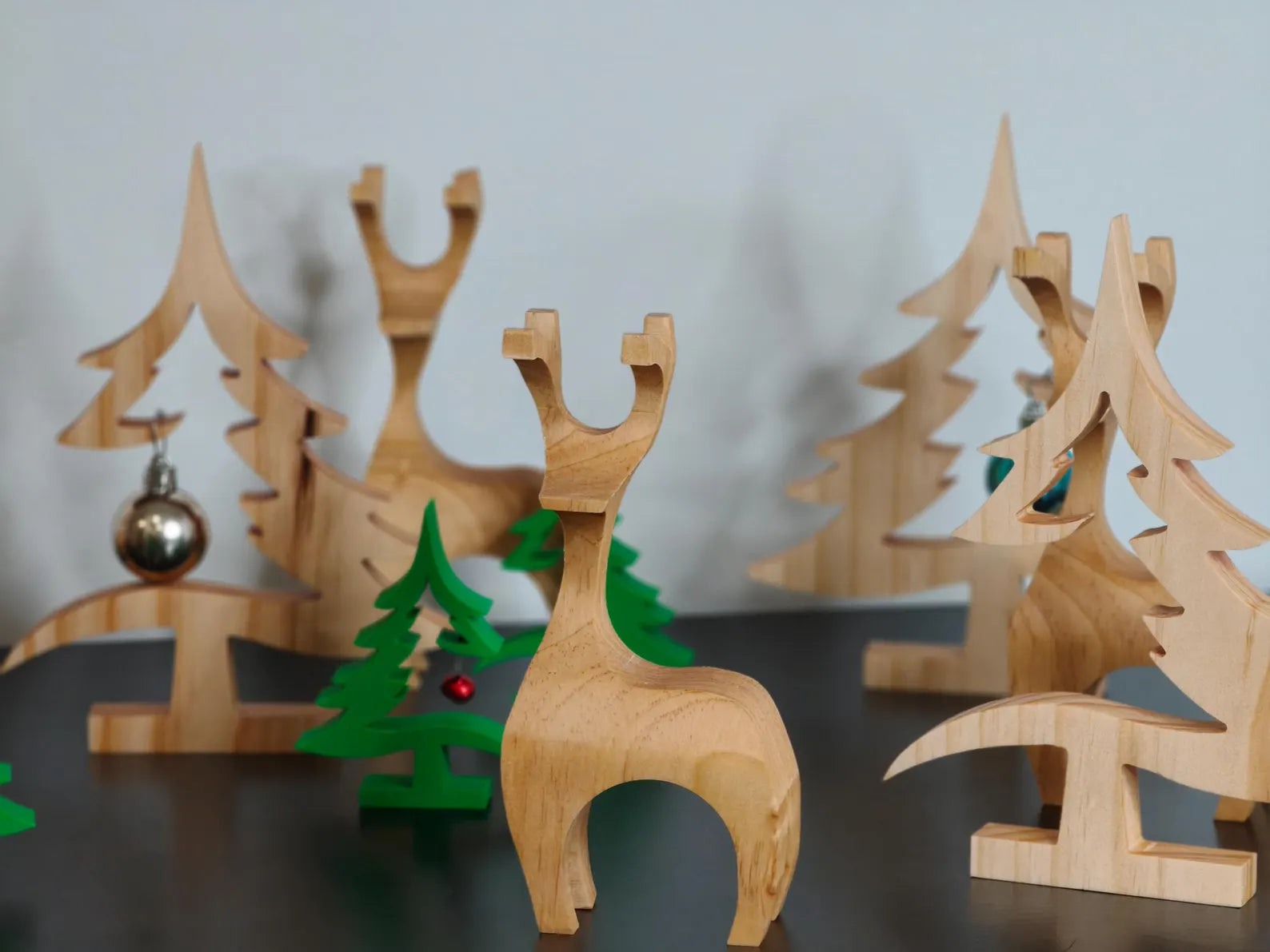 Wooden Christmas Reindeer