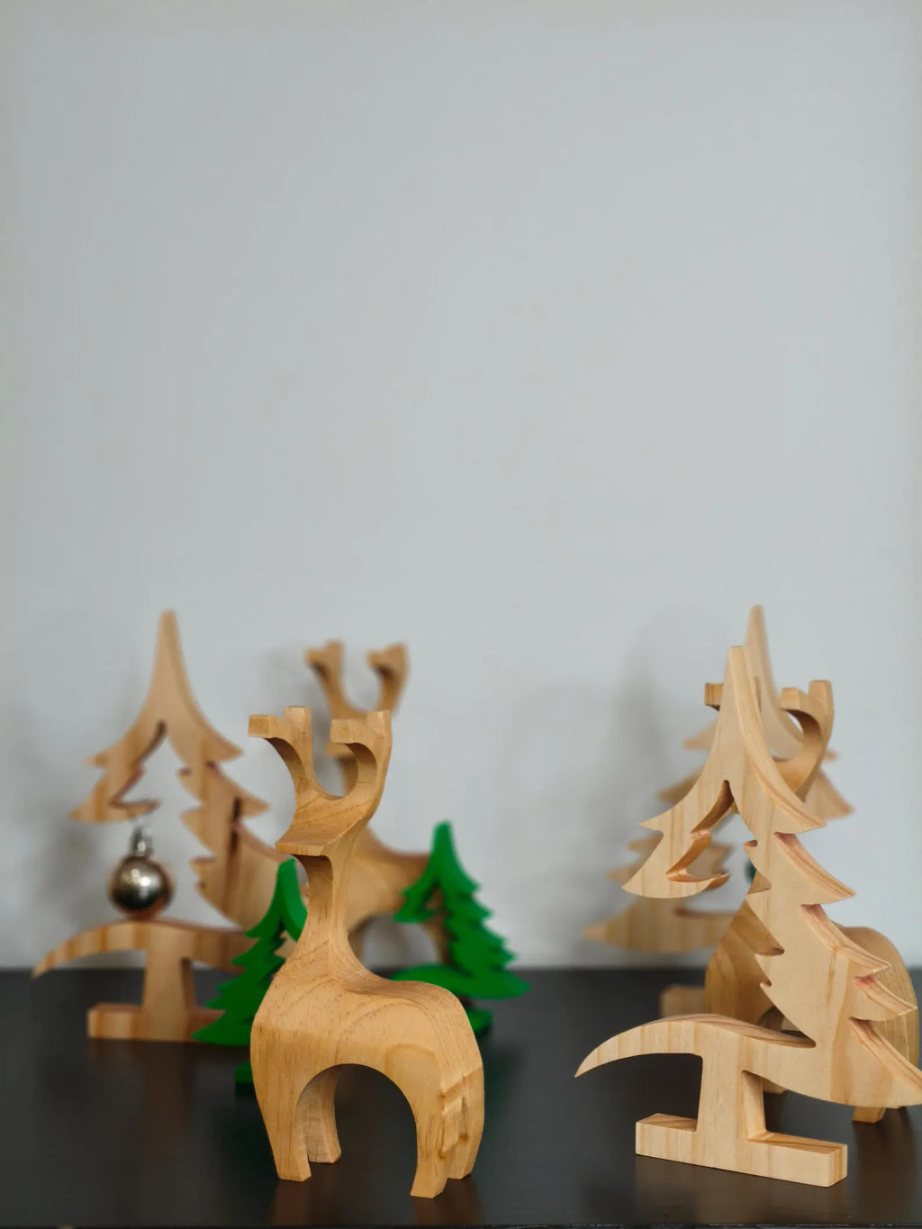 Wooden Christmas Reindeer